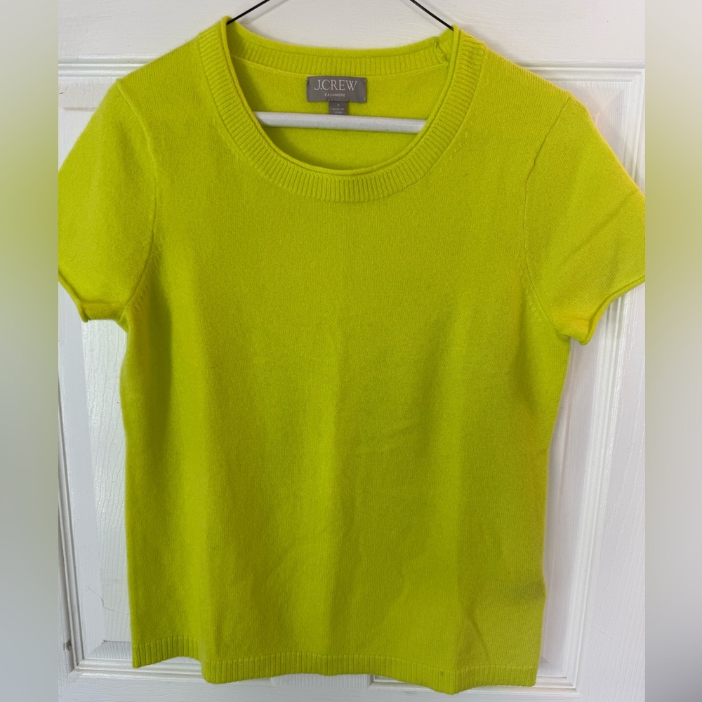 J. Crew small cashmere sweater, green